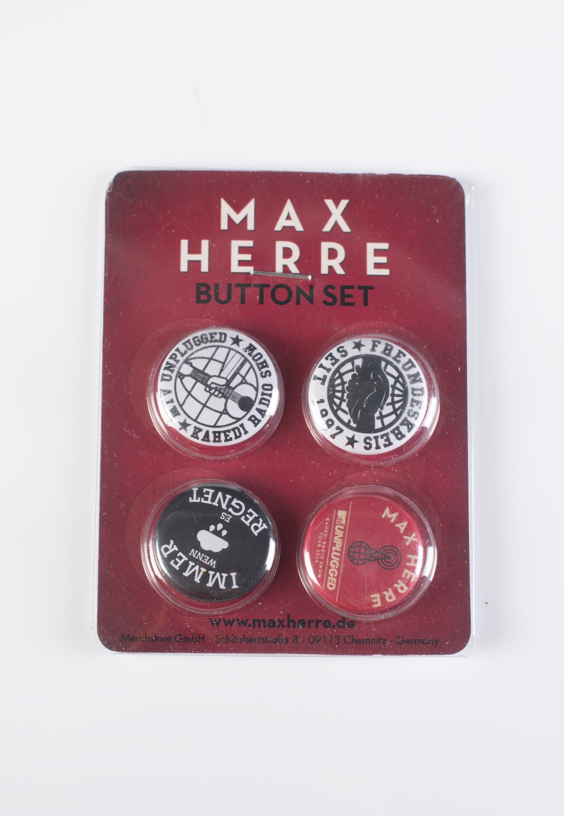 Max Herre - Unplugged - Button Set | Neutral-Image